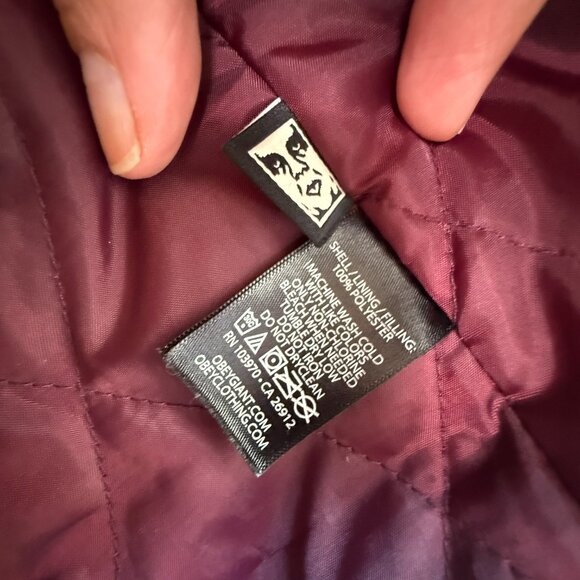 OBEY 🤘🏽Mens Windbreaker Jacket \\ Size Large // Army Green - Picture 9 of 15